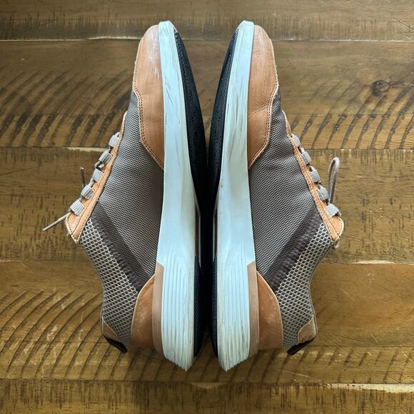 Wolf and Shepherd Men's Crossover Victory Trainer Italian Leather Mesh Shoes - Picture 12 of 15